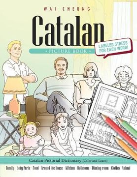 portada Catalan Picture Book: Catalan Pictorial Dictionary (Color and Learn) (en Inglés)