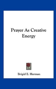 portada prayer as creative energy (en Inglés)