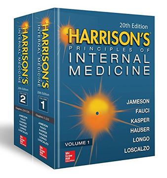 portada Harrison's Principles of Internal Medicine, Twentieth Edition (Vol. 1 & Vol. 2) (Medicina) 