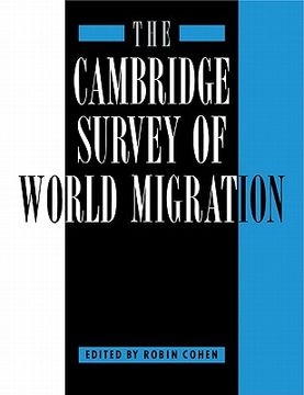 portada The Cambridge Survey of World Migration (en Inglés)