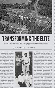 portada Transforming the Elite: Black Students and the Desegregation of Private Schools (in English)