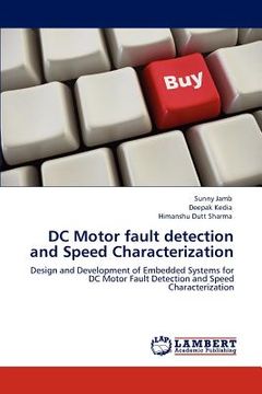 portada dc motor fault detection and speed characterization (en Inglés)