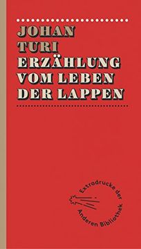 portada Erzählung vom Leben der Lappen (en Alemán)