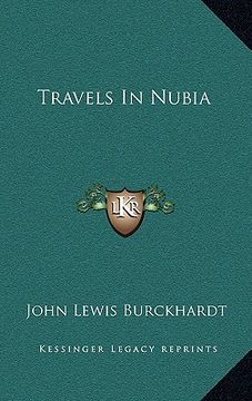 portada travels in nubia (in English)