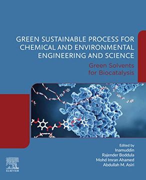 portada Green Sustainable Process for Chemical and Environmental Engineering and Science: Green Solvents for Biocatalysis (en Inglés)