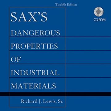 portada Sax's Dangerous Properties of Industrial Materials, Set CD-ROM