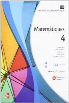 portada (cat).(12).matematiques 4t.eso (in Catalá)