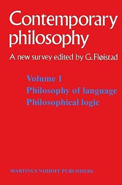 portada tome 1 philosophie du langage, logique philosophique / volume 1 philosophy of language, philosophical logic (in English)