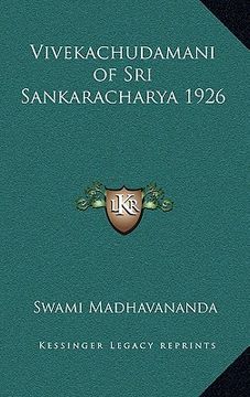 portada vivekachudamani of sri sankaracharya 1926 (en Inglés)