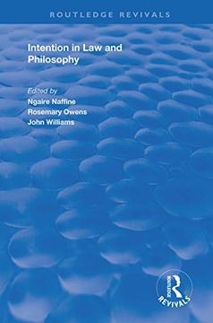 portada Intention in Law and Philosophy