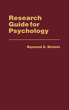 portada Research Guide for Psychology (en Inglés)