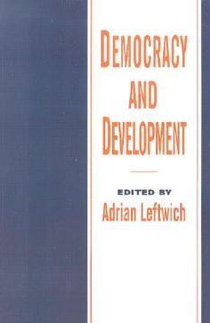 portada democracy and development: theory and practice (en Inglés)
