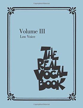 portada The Real Vocal Book, Volume 3: Low Voice (en Inglés)