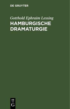 portada Hamburgische Dramaturgie (en Alemán)