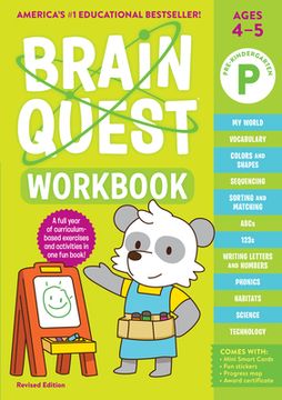 portada Brain Quest Workbook: Pre-K Revised Edition (Brain Quest Workbooks) (in English)
