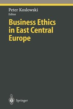 portada business ethics in east central europe (en Inglés)