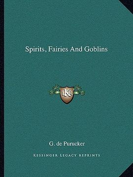 portada spirits, fairies and goblins