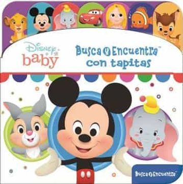 portada Busca y Encuentra con Tapitas Disney Baby