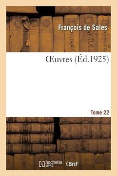 portada Oeuvres. Tome 22 (en Francés)