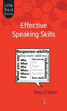 portada Little Red Book Of Effective Speaking Skills (en Inglés)