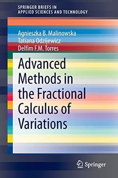 portada Advanced Methods in the Fractional Calculus of Variations (Springerbriefs in Applied Sciences and Technology) (en Inglés)