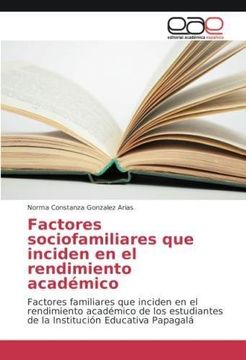 portada Factores sociofamiliares que inciden en el rendimiento académico (in Spanish)