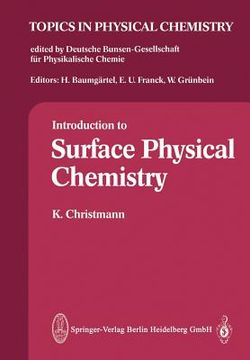 portada introduction to surface physical chemistry (en Inglés)