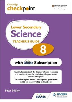 portada Cambridge Checkpoint Lower Secondary Science Teacher's Guide 8 with Boost Subscription Booklet (en Inglés)