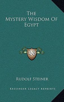 portada the mystery wisdom of egypt (en Inglés)