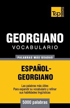 portada Vocabulario español-georgiano - 5000 palabras más usadas