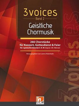 portada 3 Voices Band 2 - Geistliche Chormusik (in German)