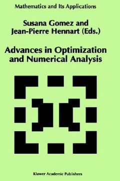 portada advances in optimization and numerical analysis
