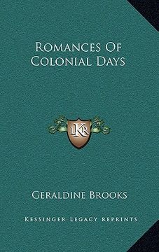 portada romances of colonial days (in English)