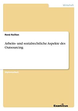 portada Arbeits und Sozialrechtliche Aspekte des Outsourcing (en Alemán)