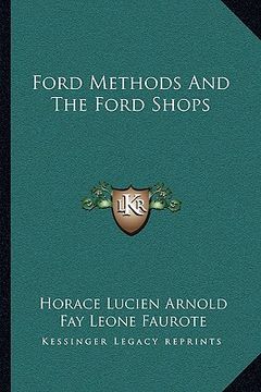 portada ford methods and the ford shops (en Inglés)