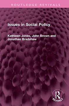 portada Issues in Social Policy (Routledge Revivals) (in English)