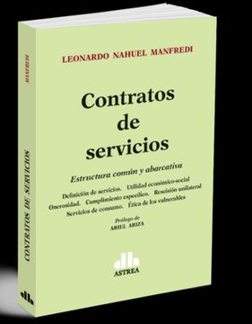 portada Contratos de Servicios Estructura Comun y Abarcativa [Prologo de Ariel Ariza] (in Spanish)