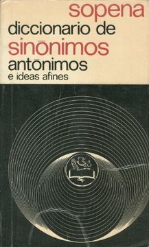 portada Diccionario de Sinonimos y Antonimos e Ideas Afines Sopena