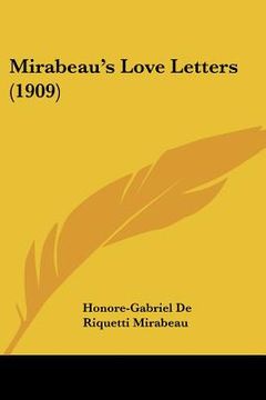 portada mirabeau's love letters (1909)