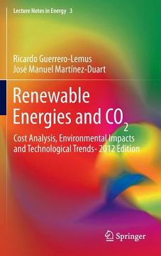portada renewable energies and co2: cost analysis, environmental impacts and technological trends- 2012 edition (in English)