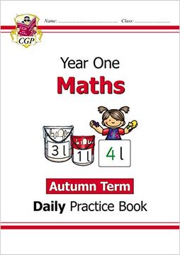 portada New ks1 Maths Daily Practice Book: Year 1 - Autumn Term: Perfect for Catch-Up and Learning at Home (Cgp ks1 Maths) (en Inglés)
