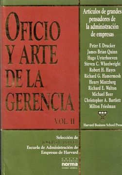 portada Oficio y Arte de la Gerencia - Vol. Ii