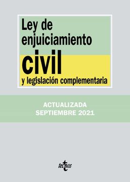 portada Ley de Enjuiciamiento Civil y Legislación Complementaria