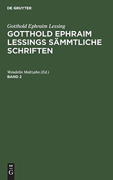 portada Gotthold Ephraim Lessings s Mmtliche Schriften (en Alemán)