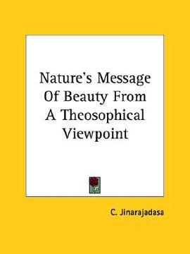 portada nature's message of beauty from a theosophical viewpoint (en Inglés)
