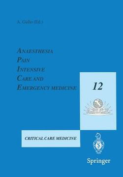 portada apice 1997: anaesthesia, pain, intensive care and emergency medicine (in English)