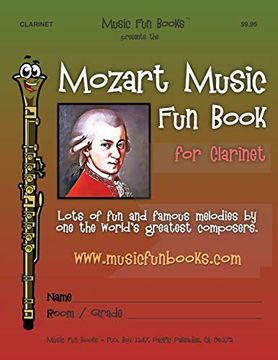 portada Mozart Music fun Book for Clarinet (en Inglés)