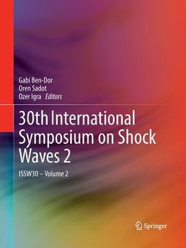 portada 30th International Symposium on Shock Waves 2: Issw30 - Volume 2 (en Inglés)