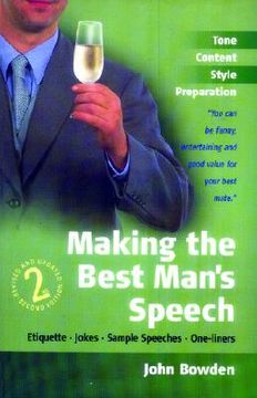 portada making the best man's speech (en Inglés)