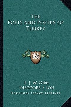 portada the poets and poetry of turkey (en Inglés)